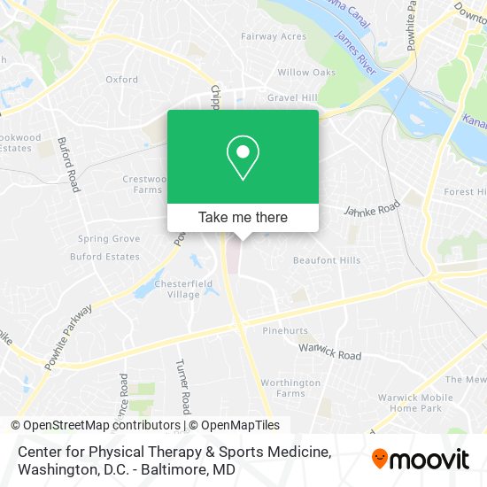 Center for Physical Therapy & Sports Medicine map