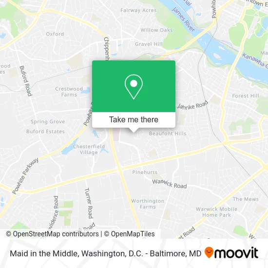 Maid in the Middle map