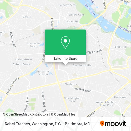 Rebel Tresses map