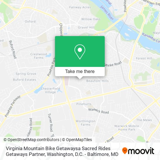 Virginia Mountain Bike Getawaysa Sacred Rides Getaways Partner map
