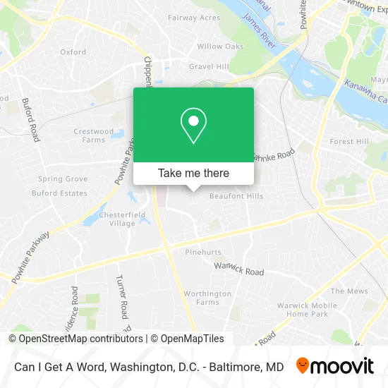 Can I Get A Word map