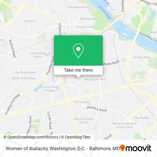 Mapa de Women of Audacity