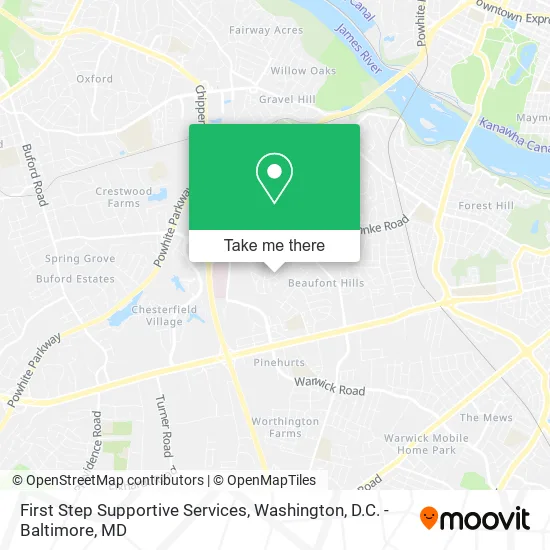 First Step Supportive Services map