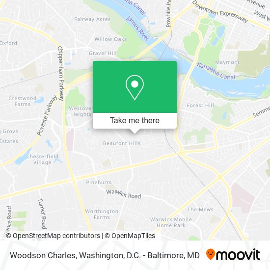 Mapa de Woodson Charles