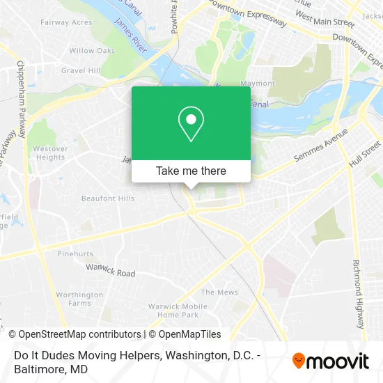 Do It Dudes Moving Helpers map