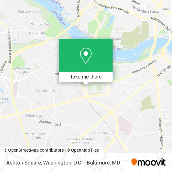 Ashton Square map