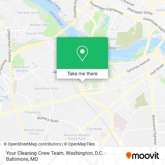 Your Cleaning Crew Team map
