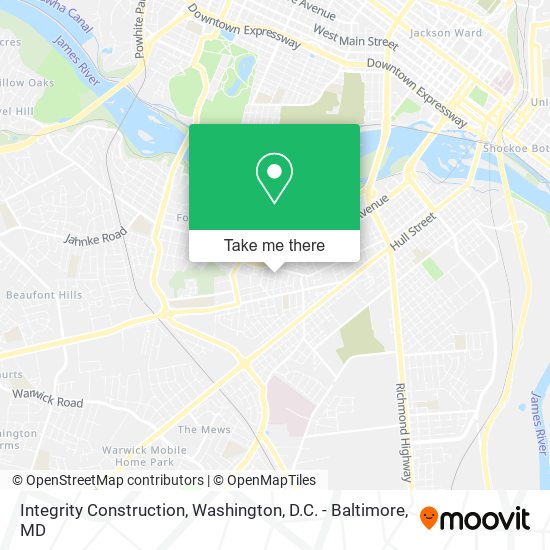 Integrity Construction map