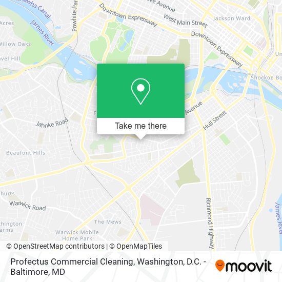 Profectus Commercial Cleaning map