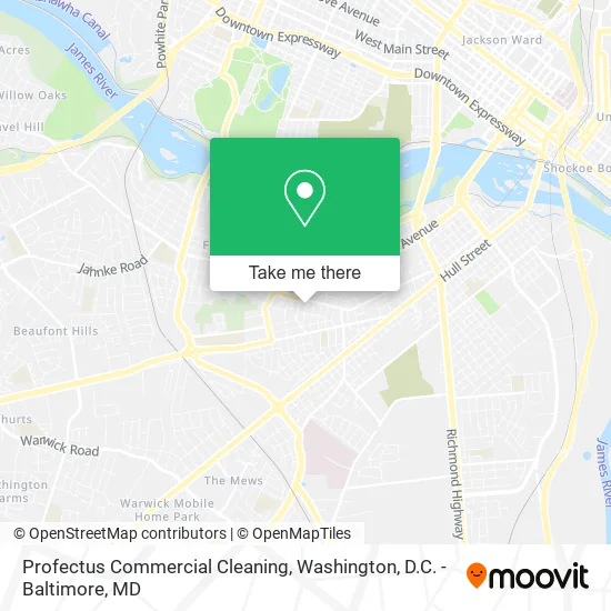 Profectus Commercial Cleaning map