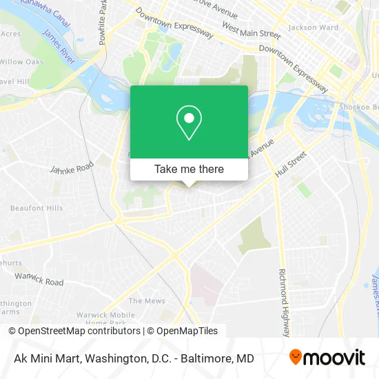 Ak Mini Mart map
