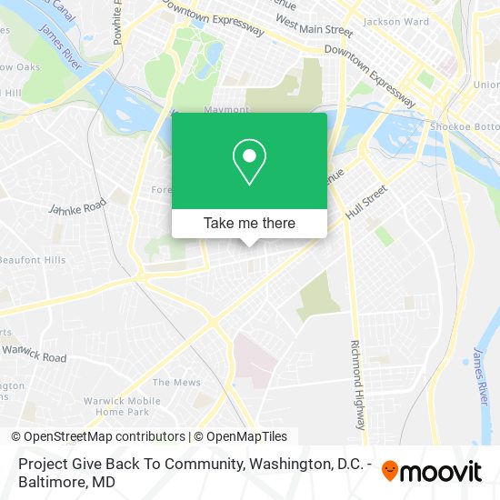 Project Give Back To Community map
