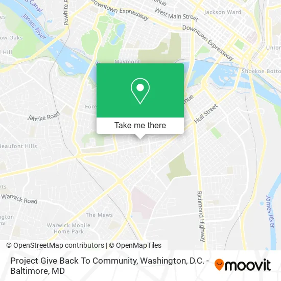 Project Give Back To Community map