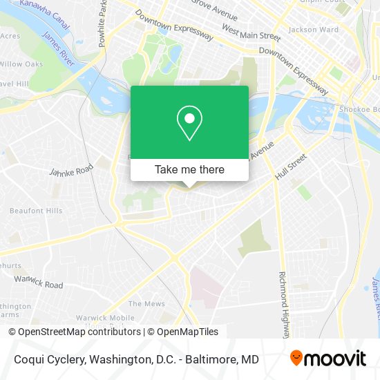 Coqui Cyclery map