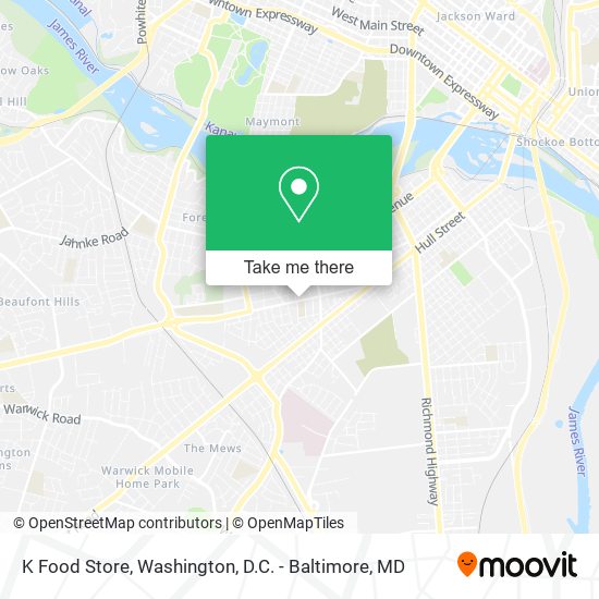 K Food Store map