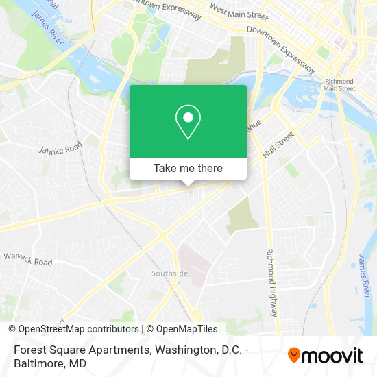 Forest Square Apartments map