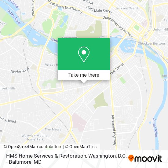 Mapa de HMS Home Services & Restoration