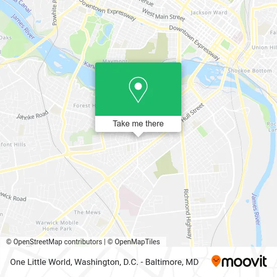 One Little World map