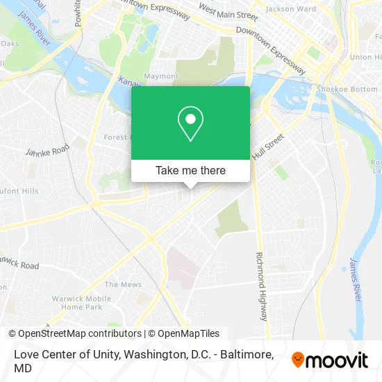 Love Center of Unity map