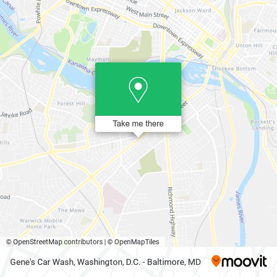 Mapa de Gene's Car Wash