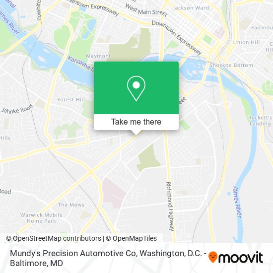 Mundy's Precision Automotive Co map