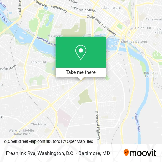Mapa de Fresh Ink Rva