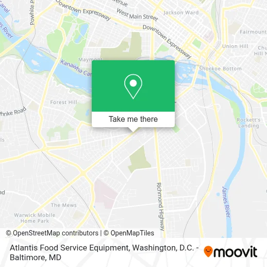 Atlantis Food Service Equipment map