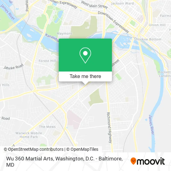 Mapa de Wu 360 Martial Arts