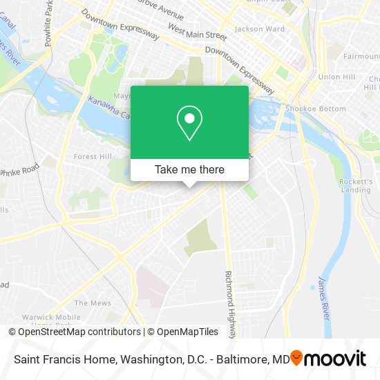 Saint Francis Home map