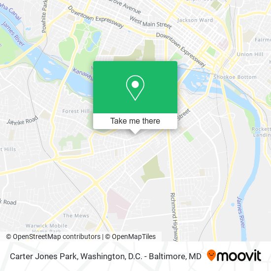 Mapa de Carter Jones Park
