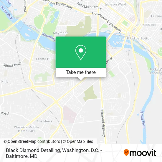 Mapa de Black Diamond Detailing