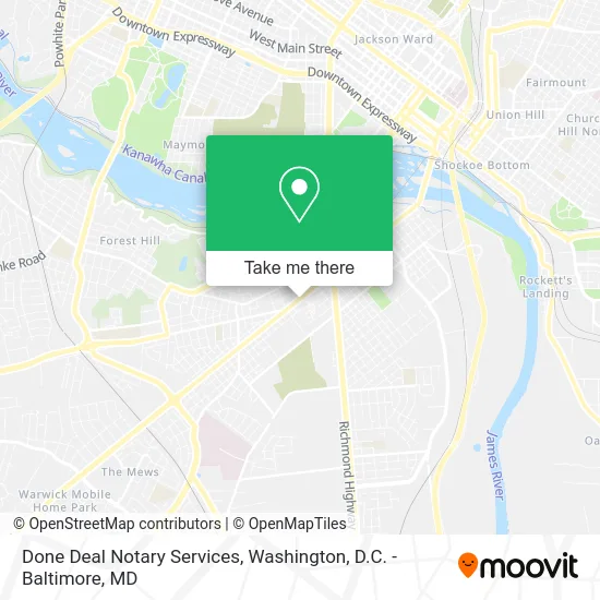 Done Deal Notary Services map