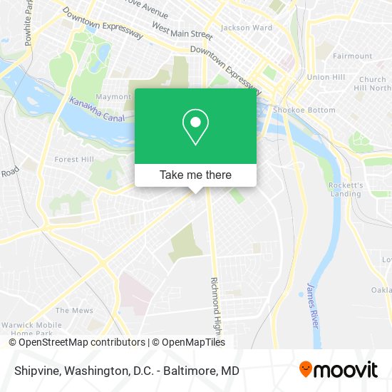 Shipvine map