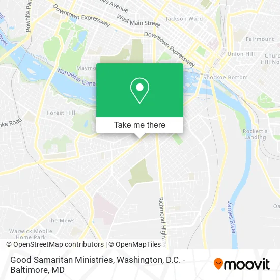 Good Samaritan Ministries map