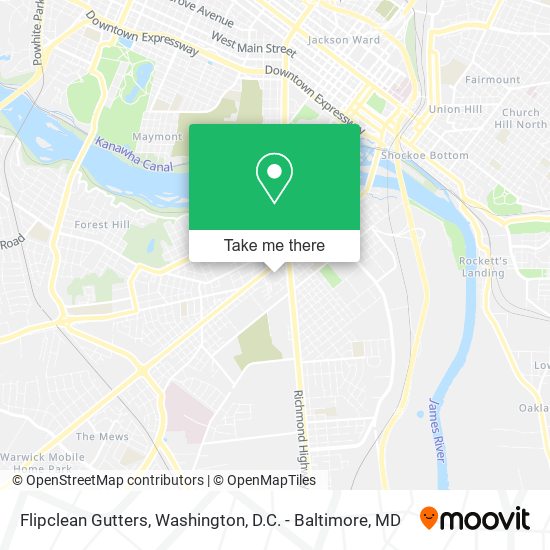 Mapa de Flipclean Gutters
