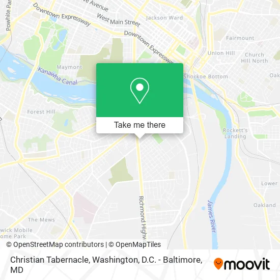Christian Tabernacle map