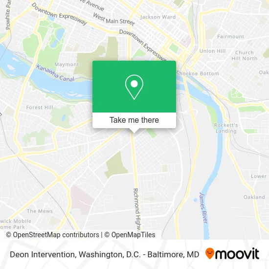 Deon Intervention map