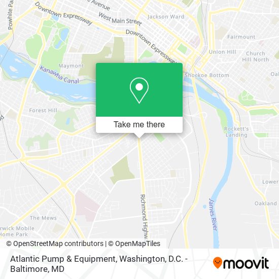 Atlantic Pump & Equipment map