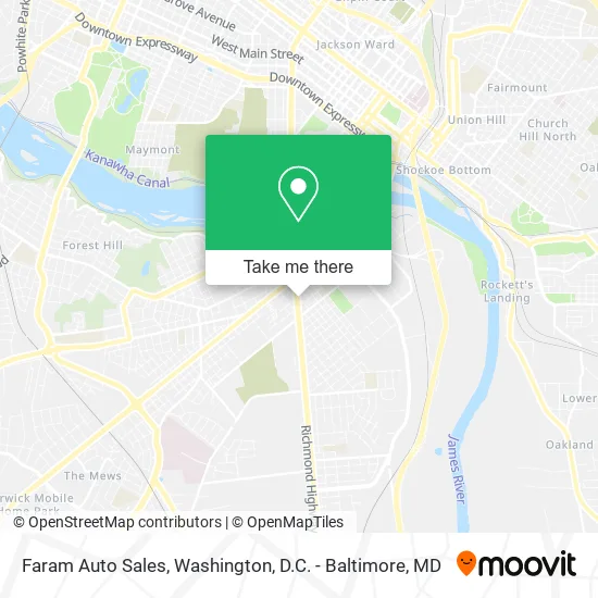 Faram Auto Sales map