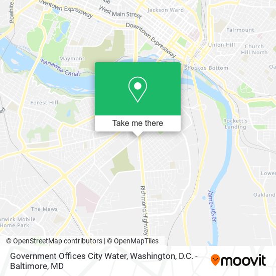 Government Offices City Water map