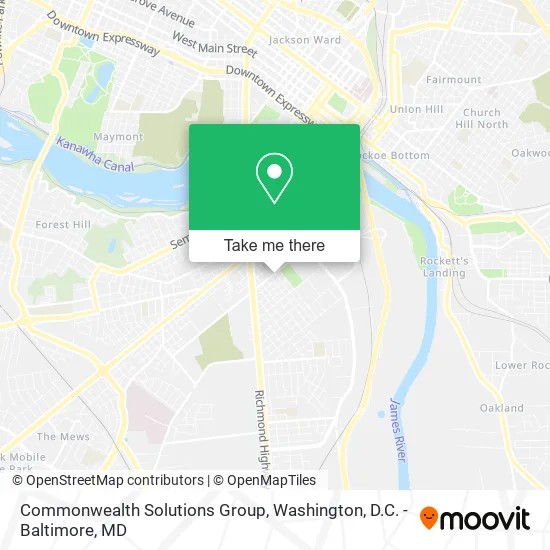 Mapa de Commonwealth Solutions Group