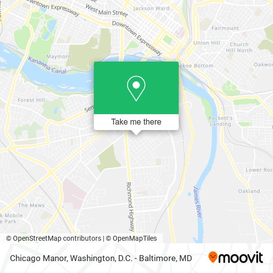 Mapa de Chicago Manor