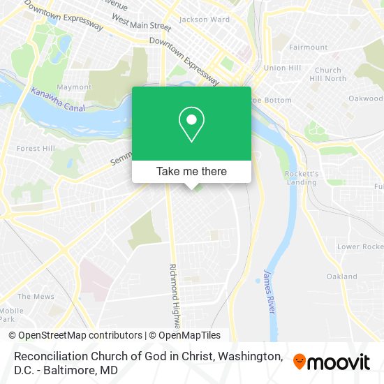 Mapa de Reconciliation Church of God in Christ