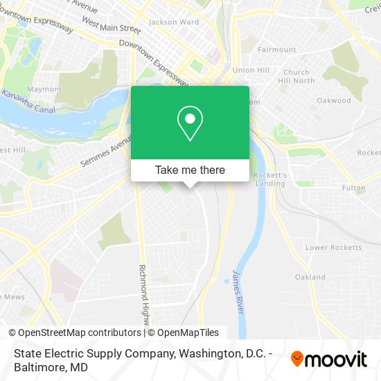 Mapa de State Electric Supply Company