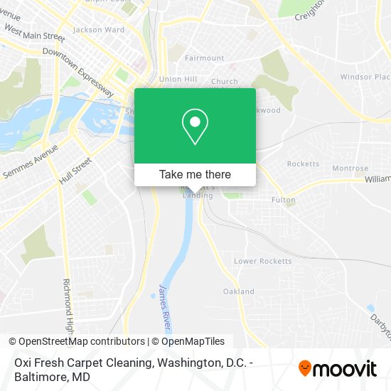 Oxi Fresh Carpet Cleaning map