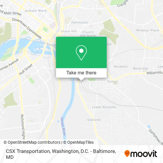 CSX Transportation map