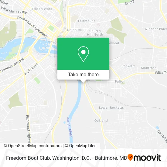 Freedom Boat Club map