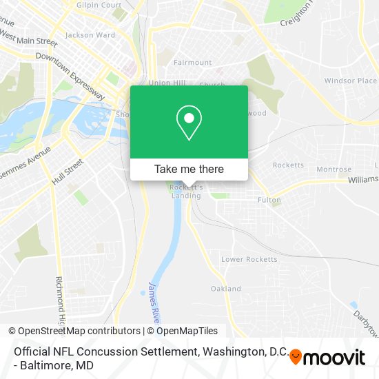 Official NFL Concussion Settlement map