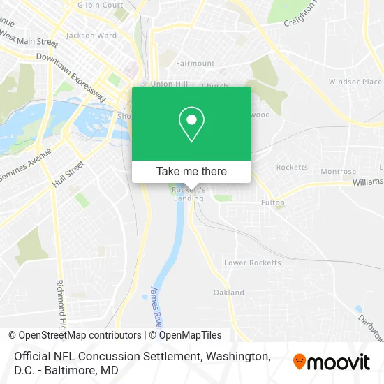 Official NFL Concussion Settlement map