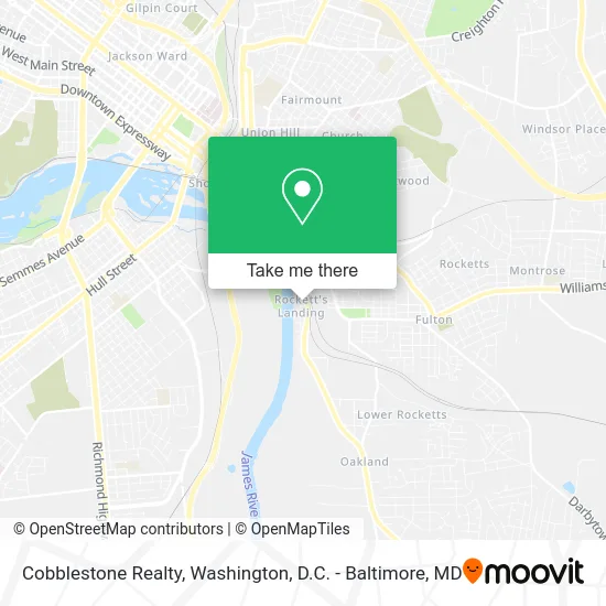 Cobblestone Realty map
